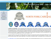 Tablet Screenshot of northforkcaretaker.com